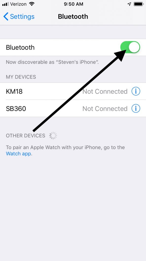 Verifique si Bluetooth está encendido para acceder a su punto de acceso personal de su iPhone_s