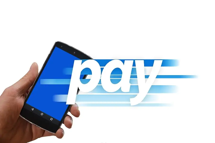 Pago de tarjeta de crédito con Samsung Galaxy