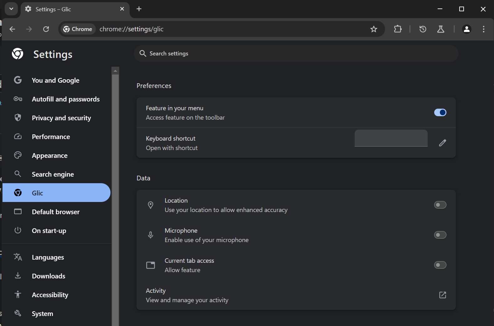 Géminis Live Glic en Chrome