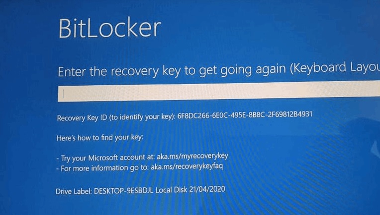 KB5058411 Problema de bitlocker