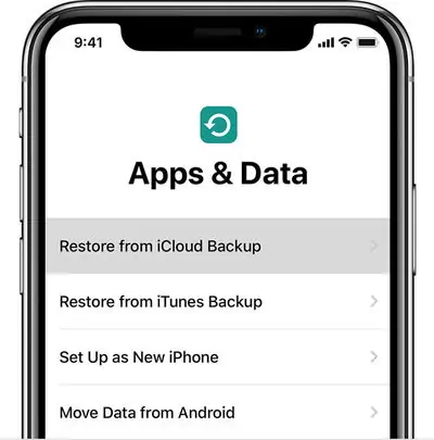 Restaurar iCloud