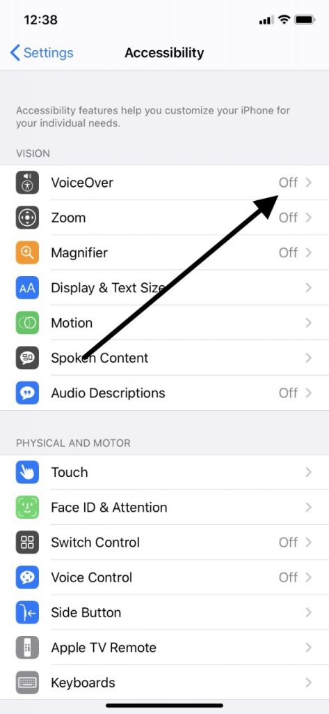 Función de voz en off para la configuración de Apple Watch 