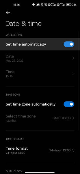 Arreglar los datos móviles de Android que no funcionan: verifique la fecha y la hora de Android