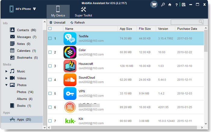 Desinstalar aplicaciones en iPhone