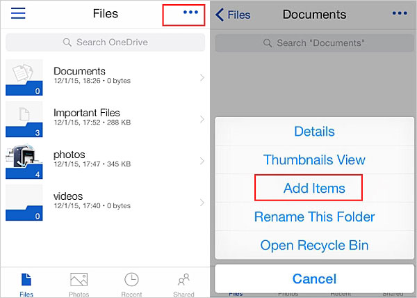 Copiar fotos de iPhone a PC en Windows 7 con OneDrive