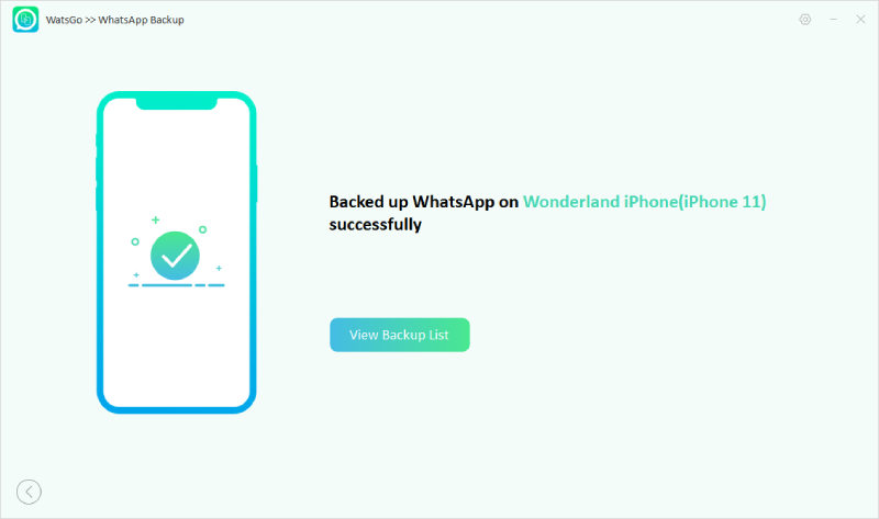 Guía Watsgo - Backup iPhone WhatsApp éxito