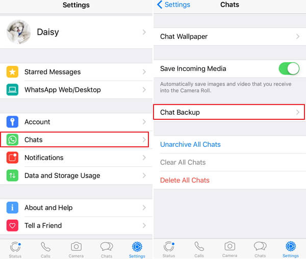 Copia de seguridad de whatsapp en iPhone
