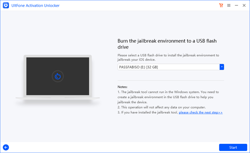 herramienta Flash Jailbreak