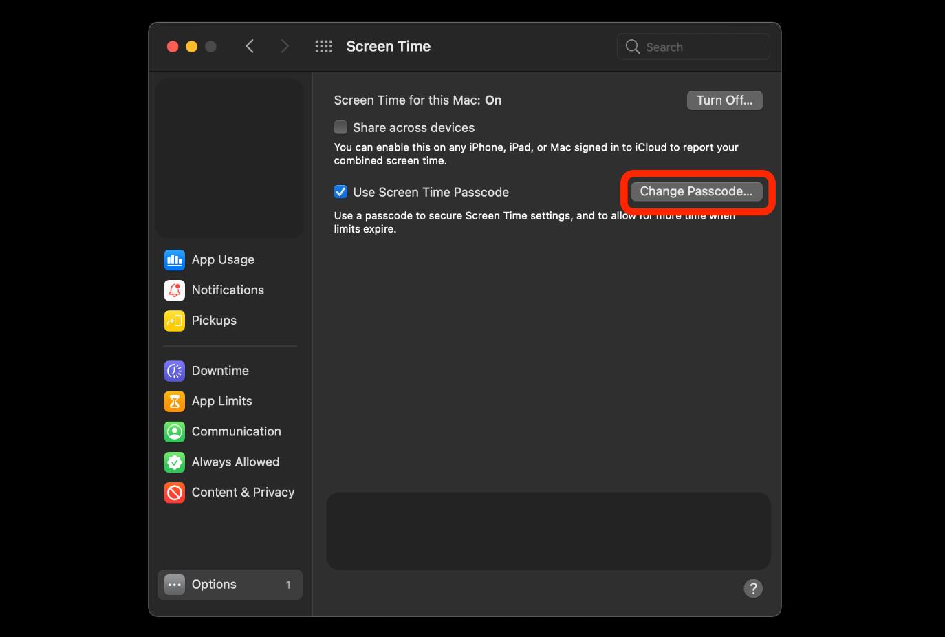 No hay opción para olvidar la contraseña de tiempo de pantalla de pantalla iOS 15