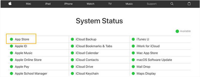 Check app store status.jpg