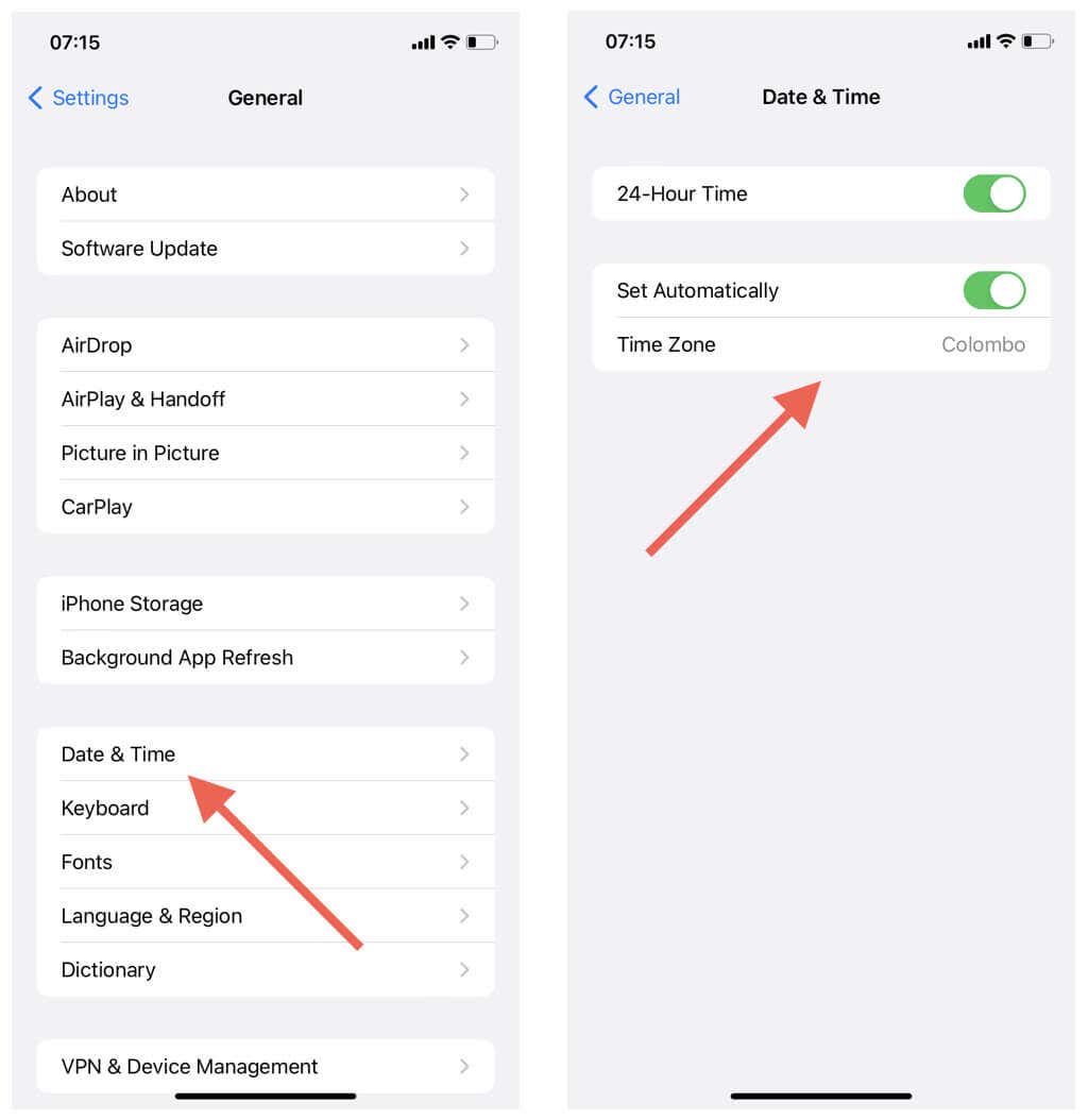 Verifique la configuración de la fecha y la hora para arreglar la verificación de la ID de Apple de la verificación