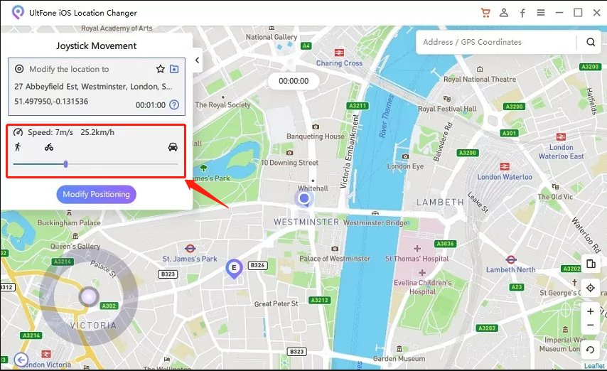 Elija la velocidad para caminar en Pokémon