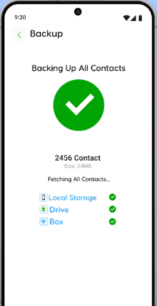 copia de seguridad de contactos en Android con contactos copia de seguridad y restauración