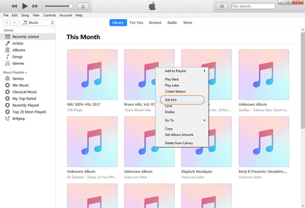 Agregar canciones a la biblioteca de iTunes