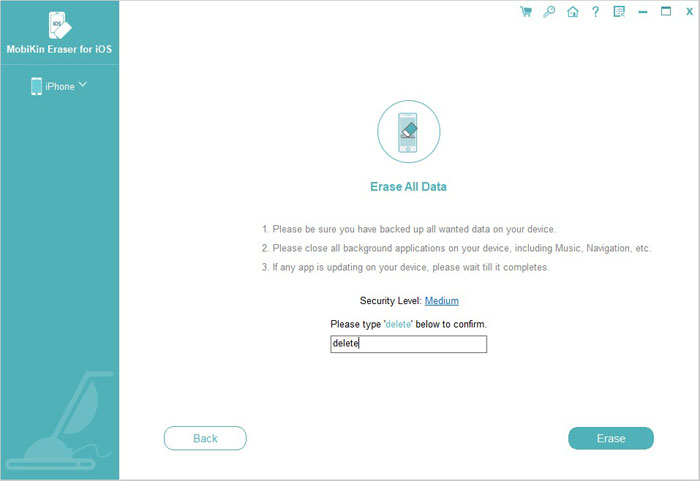 Eliminar archivos de iPhone