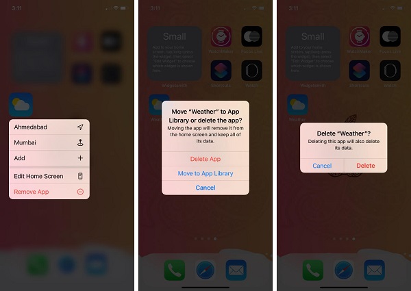 iPhone de widget aqi no funciona