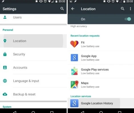 Detener el seguimiento del GPS en Android