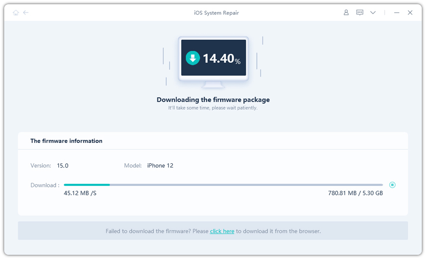 Descargar paquete de firmware