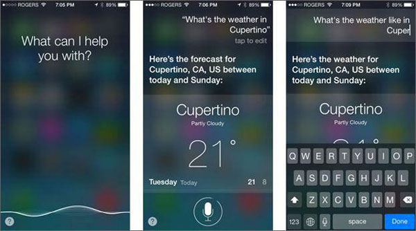 Edite el comando en Siri