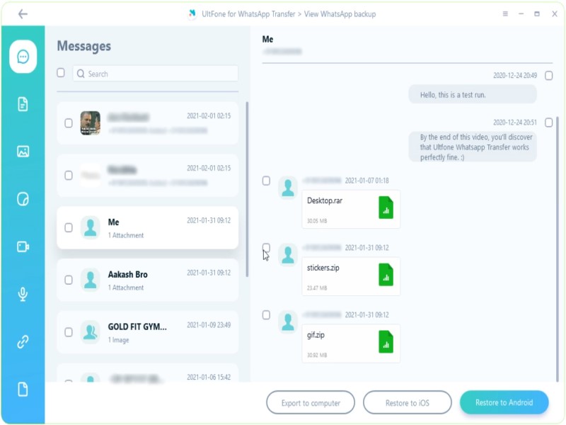 Exportar datos a la computadora