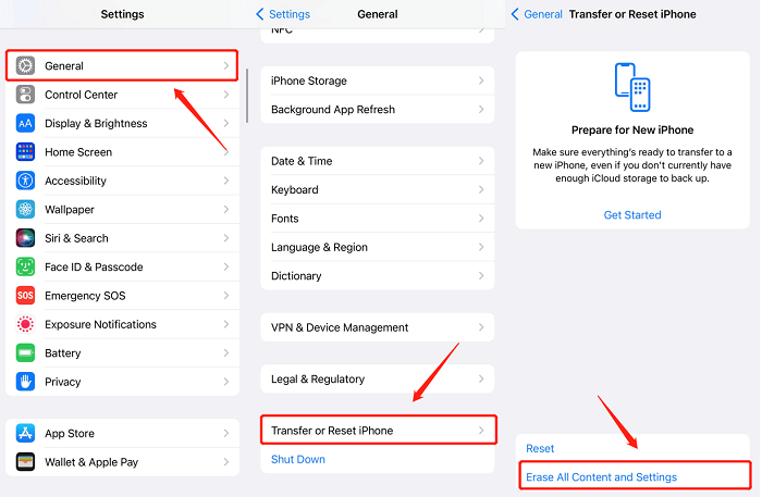 Restaurar iPhone manualmente sin computadora