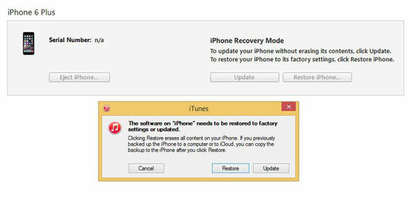 Use el archivo IPSW para corregir el error 9006