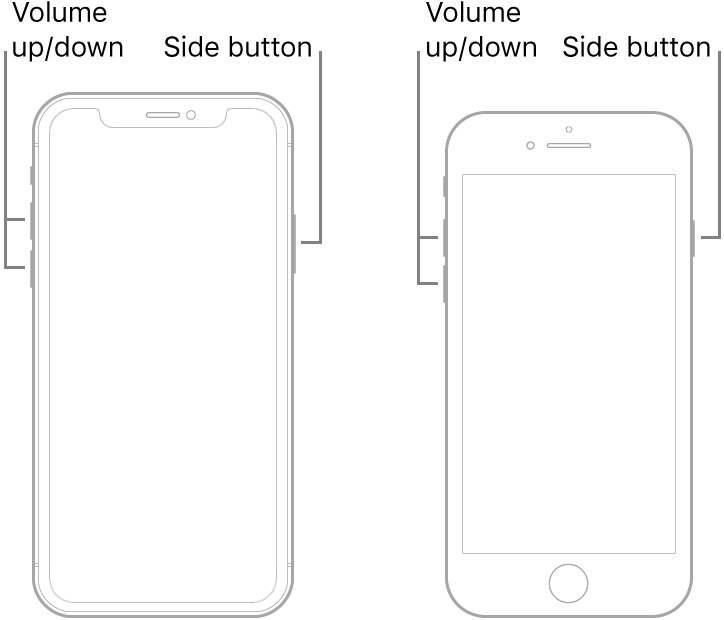Forzar para reiniciar en modo DFU - iPhone8