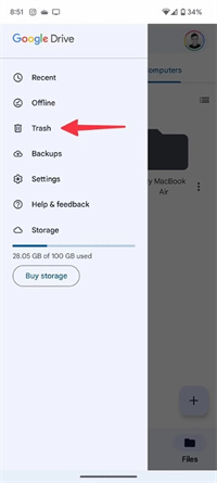 Google Drive Restaure Eliminado Foto 2
