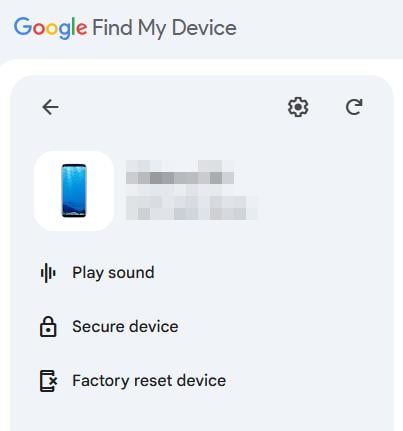 Google Encuentra el vórtice de mi dispositivo