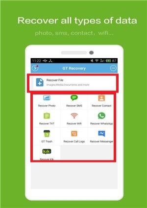 Cómo restaurar los archivos eliminados de la tableta Samsung con una herramienta