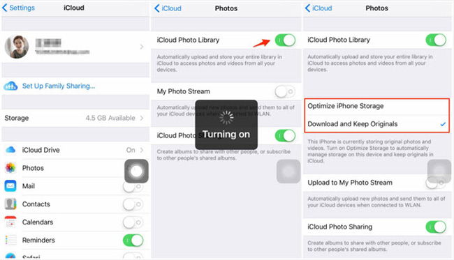 Cómo descargar fotos de iPhone a Windows 7 a través de iCloud Dot com
