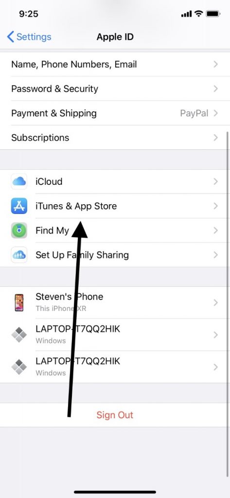 iTunes y App Store para iPad que no se conecta