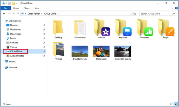Conecte iPhone a Windows 11 a través de iCloud 