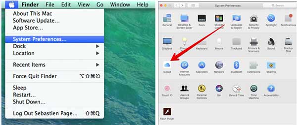 Preferencias del sistema en Mac