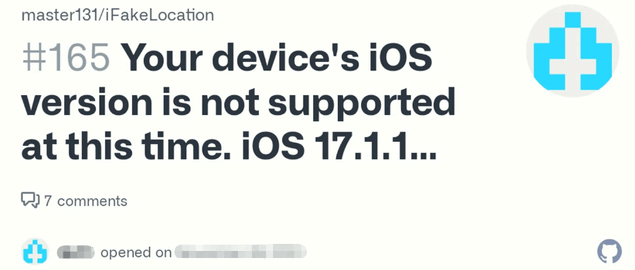 Ifakelocation not working ios17.png