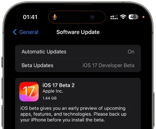 ios 17 beta 2 estabilidad