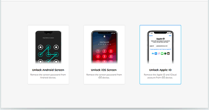 Seleccione Desbloquear ID de Apple