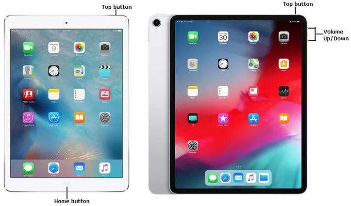 Reinicie duro su iPad para corregir el botón de volumen del iPad atascado