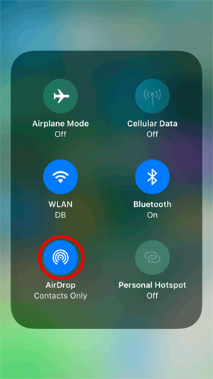Habilitar AirDrop