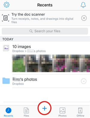 Importar fotos de iPhone a Windows 7 con Dropbox