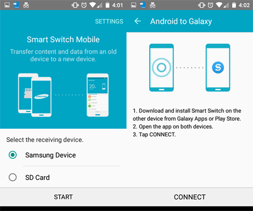 LG a la transferencia de Samsung