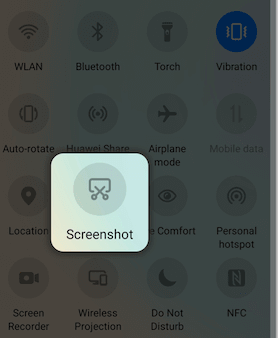Tome una captura de pantalla en el teléfono Xiaomi desde el menú de notificación