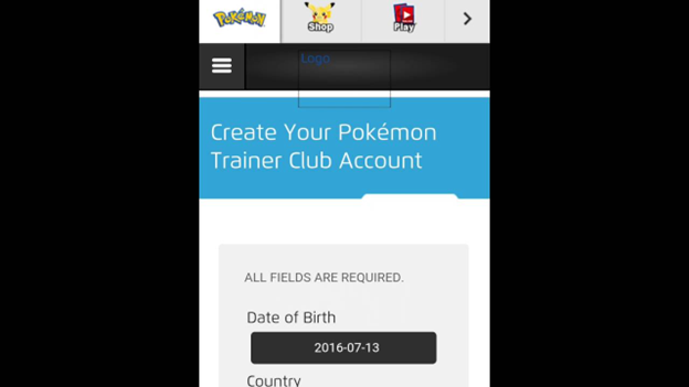 ¡Registre una cuenta de PTC y juegue! Pokémon ID