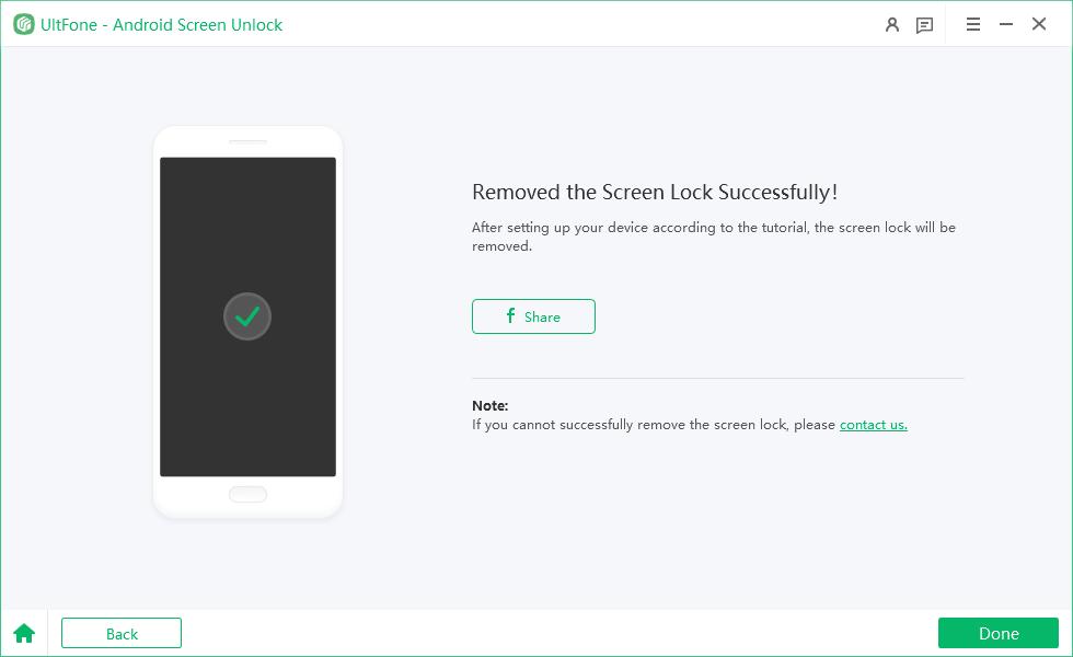 Dispositivo MI desbloqueado con éxito sin contraseña