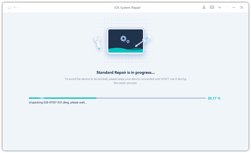 Reparar el sistema iOS