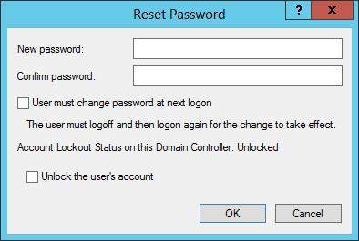Cómo restablecer la contraseña en Active Directory