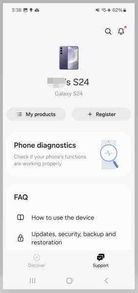 Aplicación de miembros de Samsung