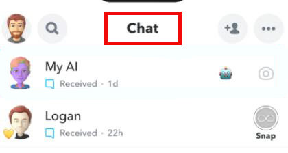 Cómo saber si alguien te bloqueó en Snapchat a través de chats recientes