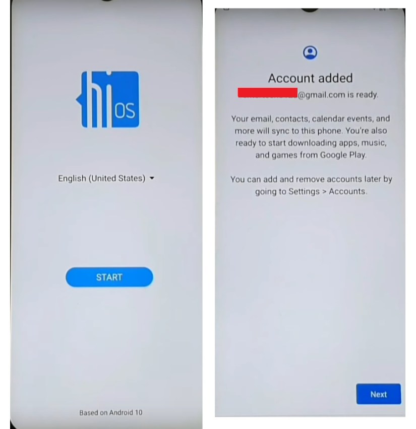 Iniciar el administrador de cuentas de Google APK
