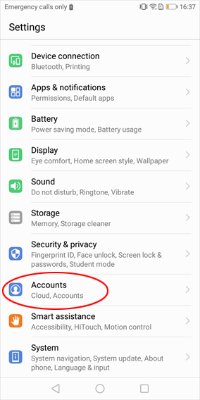 Exportar contactos del teléfono Vivo a PC a los contactos de Google